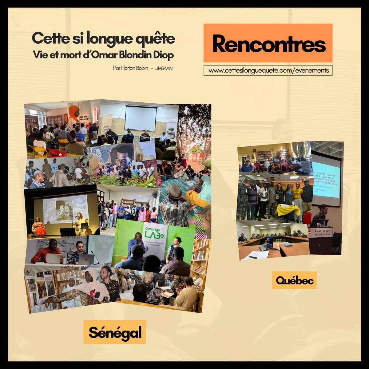 Six mois après la sortie de mon livre « Cette si longue quête. Vie et mort d’Omar Blondin Diop » aux <a href="/EditionsJimsaan/">Les Editions Jimsaan</a>, petit état des lieux… 

Grand merci aux nombreux·ses camarades qui en ont accompagné l’envol.
