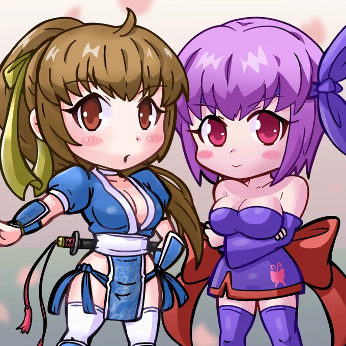 おはようございます(*^^*)今日は #着物の日 との事で過去絵から着物っぽいキャラ再掲巫女服じゃん!とか忍者じゃん!とかは言わないでw 