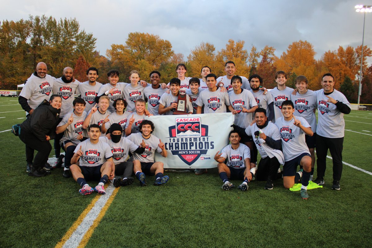 M⚽l 🏆 The 2024 CCC Men's Soccer Tournament Champions of <a href="/EOUAthletics/">EOU Athletics</a> 

#ThisIsTheCCC