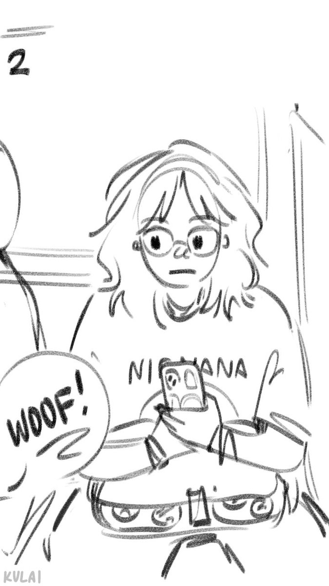 little comic about what happened to me on the train omw to a coffee shop #wlw (1/6)