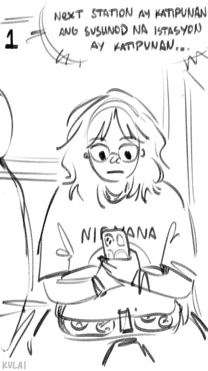 k_ulai's tweet photo. little comic about what happened to me on the train omw to a coffee shop #wlw (1/6) https://t.co/nD6XE0brOJ