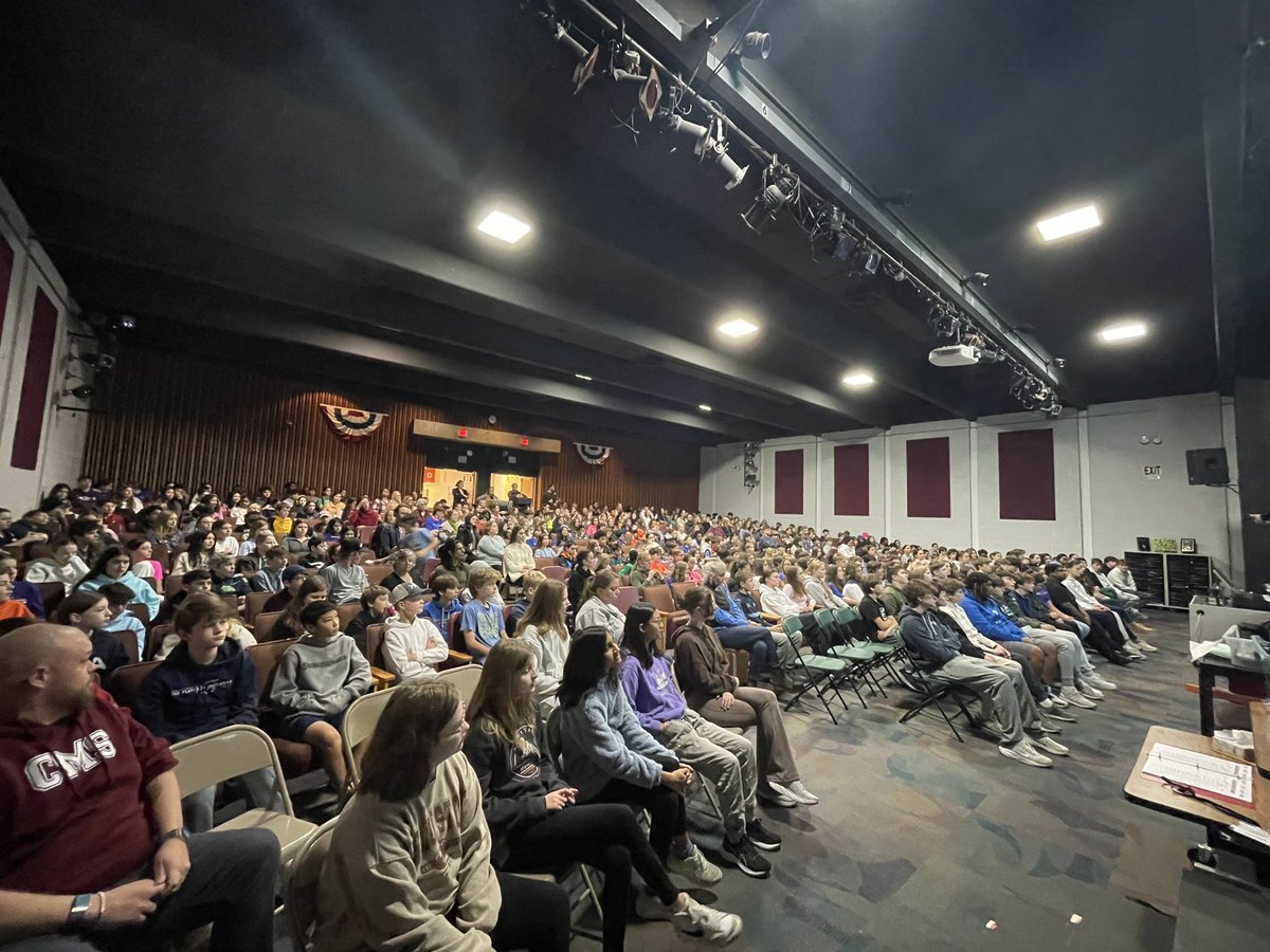CMS_ConcordMA's tweet image. Today was the 7th year that 80 Playbook Initiative Student Leaders led the anti-bullying/discrimination Playbook program school-wide in an effort to recognize &amp;amp; stop discrimination while raising awareness on issues relating to race, religion, gender, disability &amp;amp; orientation.