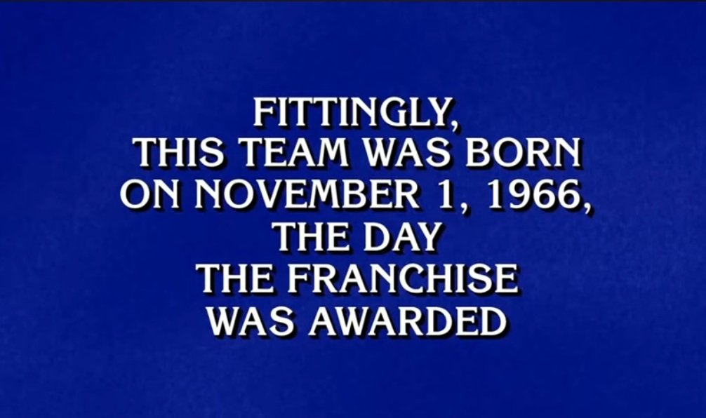 Final #jeopardy today
Category: Sports Teams
😏😏😏😏😏