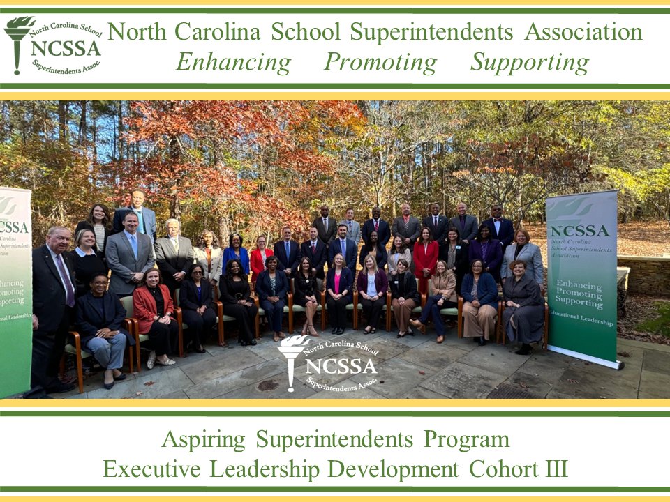 #NCSSA Aspiring Superintendent Executive Leadership Program Cohort III completed #TrustandInspire: How Truly Great Leaders Unleash Greatness in Others
 The Future is bright for <a href="/nceducation/">NC Education</a> Leadership <a href="/franklincovey/">FranklinCovey</a> <a href="/StephenMRCovey/">Stephen M. R. Covey</a> <a href="/LesleyEason/">Lesley Eason</a> <a href="/Kaitlin_Meyer38/">Kaitlin Meyer</a> #LeadershipMatters