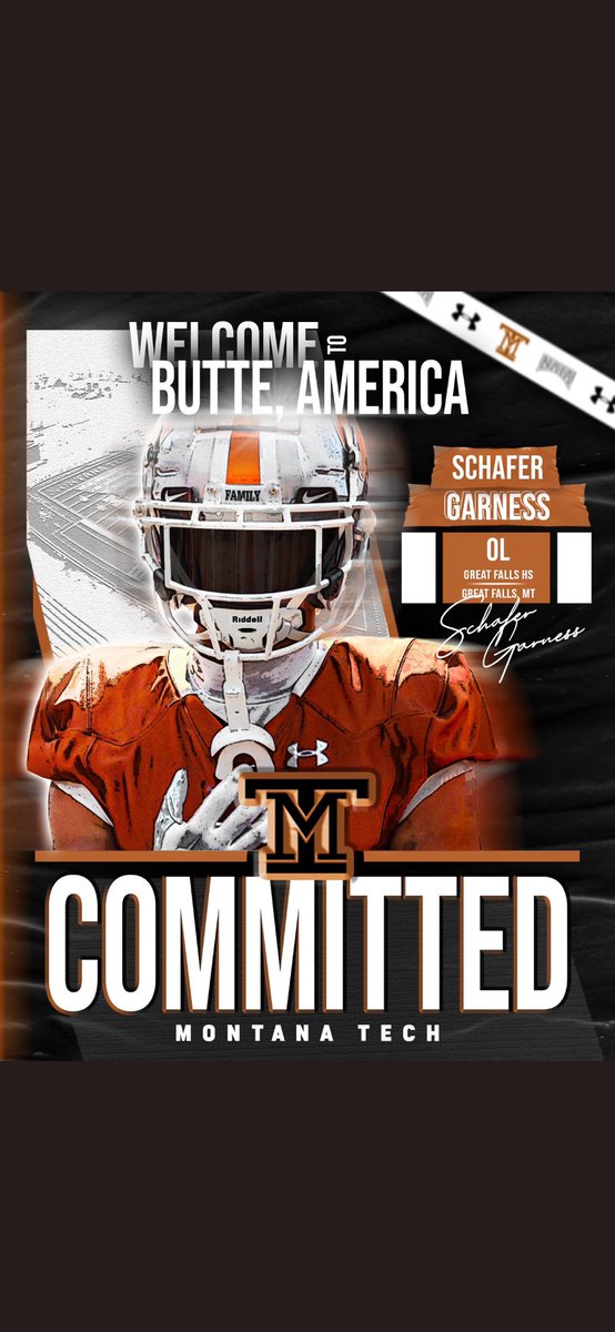 First off I would like to thank god for this opportunity! I would also love to thank my family, teammates, and coaches for helping me along this journey! I am blessed to announce my commitment to <a href="/MonTechFootball/">Montana Tech Football</a>! GO DIGGERS!!! 
<a href="/FallsBison/">Great Falls High Bison Football</a> 

#CountOnMe
 #Family
 #DiggsFam25