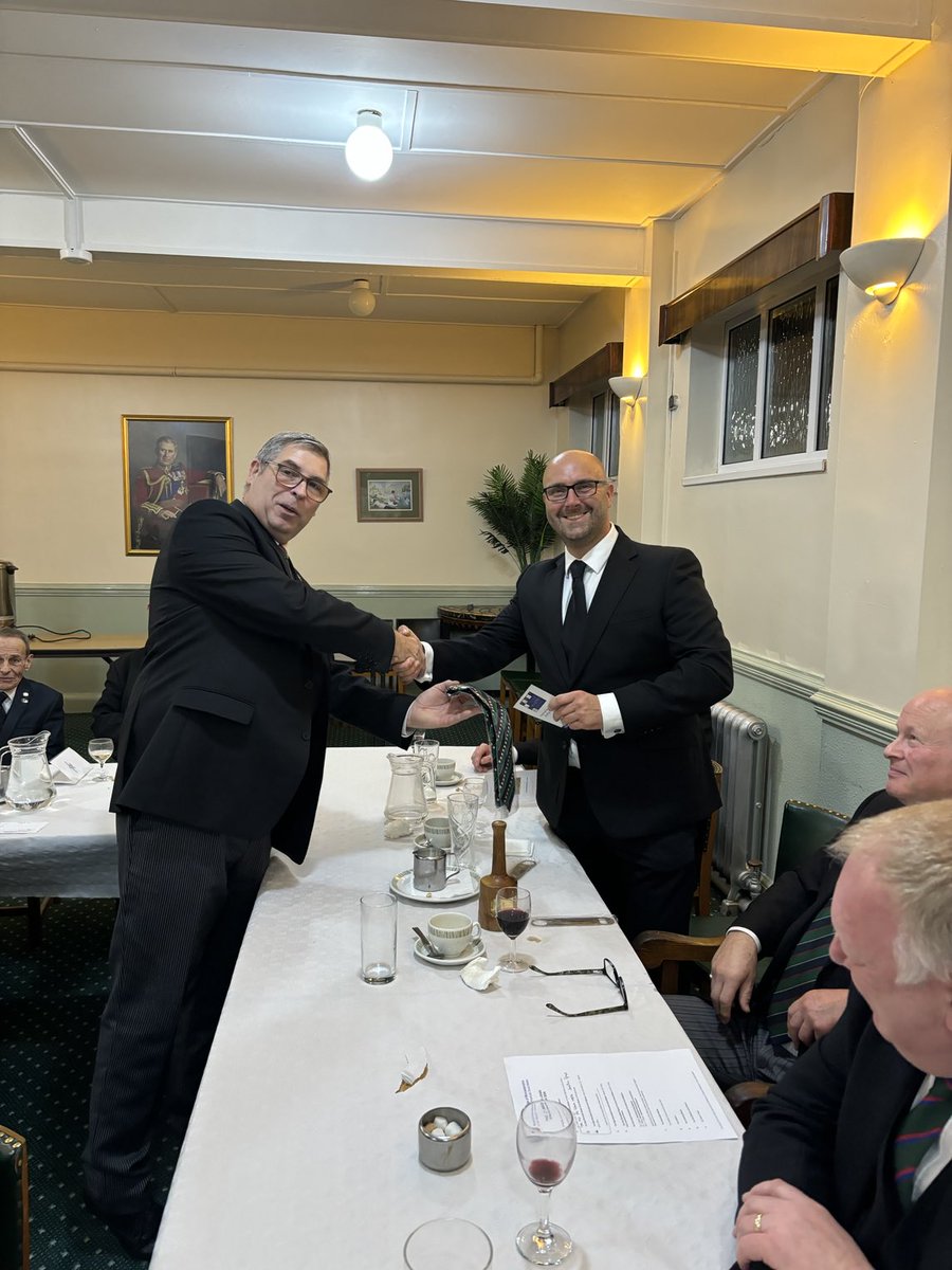 What a great night at Lodge of Desired Haven No: 5948. (Worcestershire’s Real Ale Lodge). Our first initiate for a number of years, another joining member, the lodge is going from strength to strength. And a lovely gift from a members daughter for members and visitors.