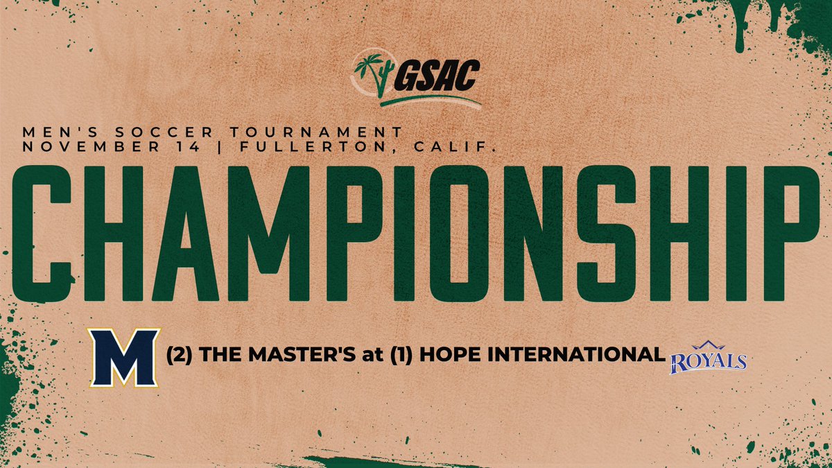 gsacsports's tweet photo. ⚽️MEN'S SOCCER GAMEDAY
GSAC Championship
2⃣ @TMUAthletics 🆚
1⃣ @HIURoyals
📍: Fullerton, CA
🕔: 7:00 pm PT
📺: https://t.co/v0GG7M3kTp
📊: https://t.co/eZcTSgPbJx
🗒️: https://t.co/Sdn6MZ4wGH
#GSACmsoc #GSACsports #NAIAmsoc https://t.co/6Hf3NkL258