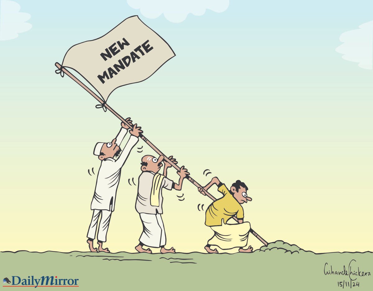Cartoon by <a href="/tmdsbekanayaka/">Sajith Bandara</a> 

#lka #SriLanka #GenElecSL #NPP