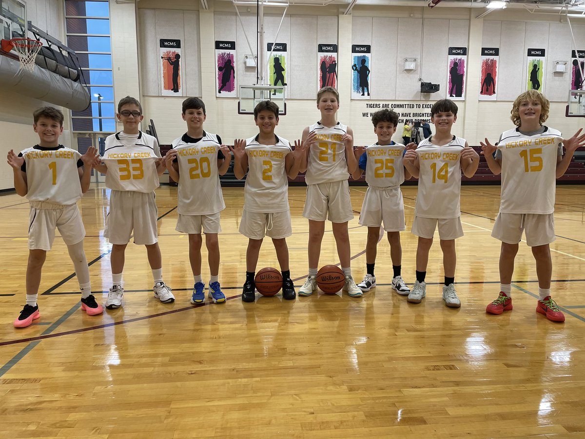 Miss Kroen (@misskroen) on Twitter photo 6th Grade Boy Basketball Team π
Both teams played incredible tonight vs Minooka. The A team is 3-0 and the B team is 2-1. Congratulations Players! π
<a href="/HCMSTigers157c/">Hickory Creek Middle School</a> <a href="/fsd157c/">Frankfort School District 157-C</a> 6th Grade Boy Basketball Team π
Both teams played incredible tonight vs Minooka. The A team is 3-0 and the B team is 2-1. Congratulations Players! π
<a href="/HCMSTigers157c/">Hickory Creek Middle School</a> <a href="/fsd157c/">Frankfort School District 157-C</a>