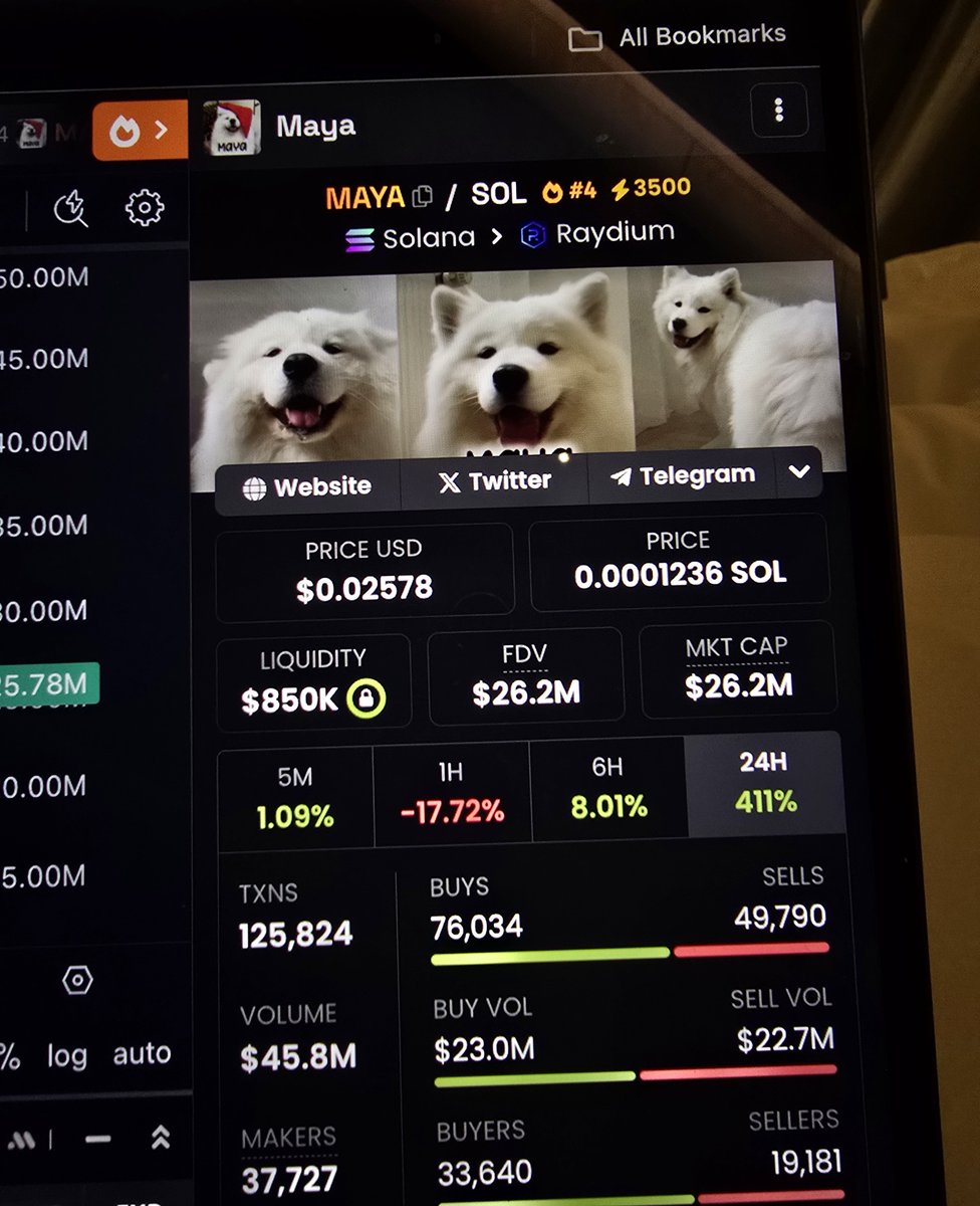 rami_hashimi's tweet image. I believe $MAYA will reach $200M mc this month !

So I'm giving away OVER $20,000 worth of $MAYA

Drop your $SOL address

Like, RT and must be following