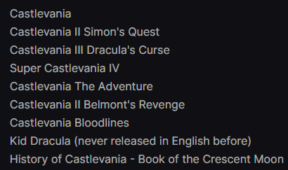 SavarioSensoran's tweet photo. Castlevania Anniversary Collection is free to grab on epic https://t.co/NaB2gOUaxA