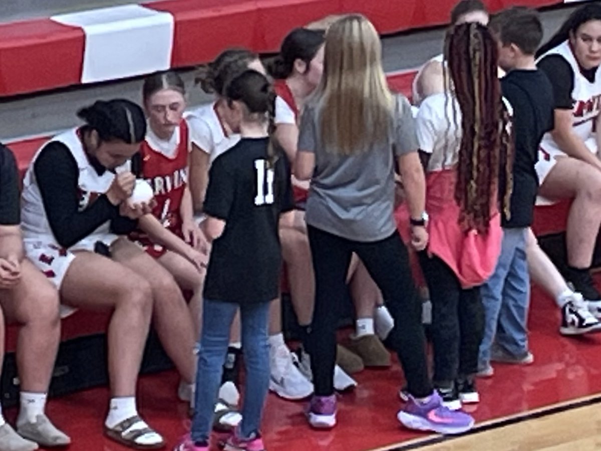 🔴⚪️ An excellent day for #WarriorPride as football seniors gave out their jerseys to faculty &amp; staff who have impacted them over the years. Warrior Basketball hosted a community meet &amp; greet, youth games, &amp; exhibition.🔴⚪️