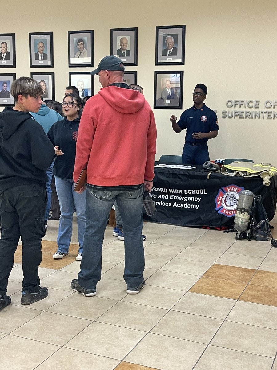 My amazing students speaking to parents and middle schoolers at the Advanced Academy Night presentations. Great job guys🚒🚒🚒