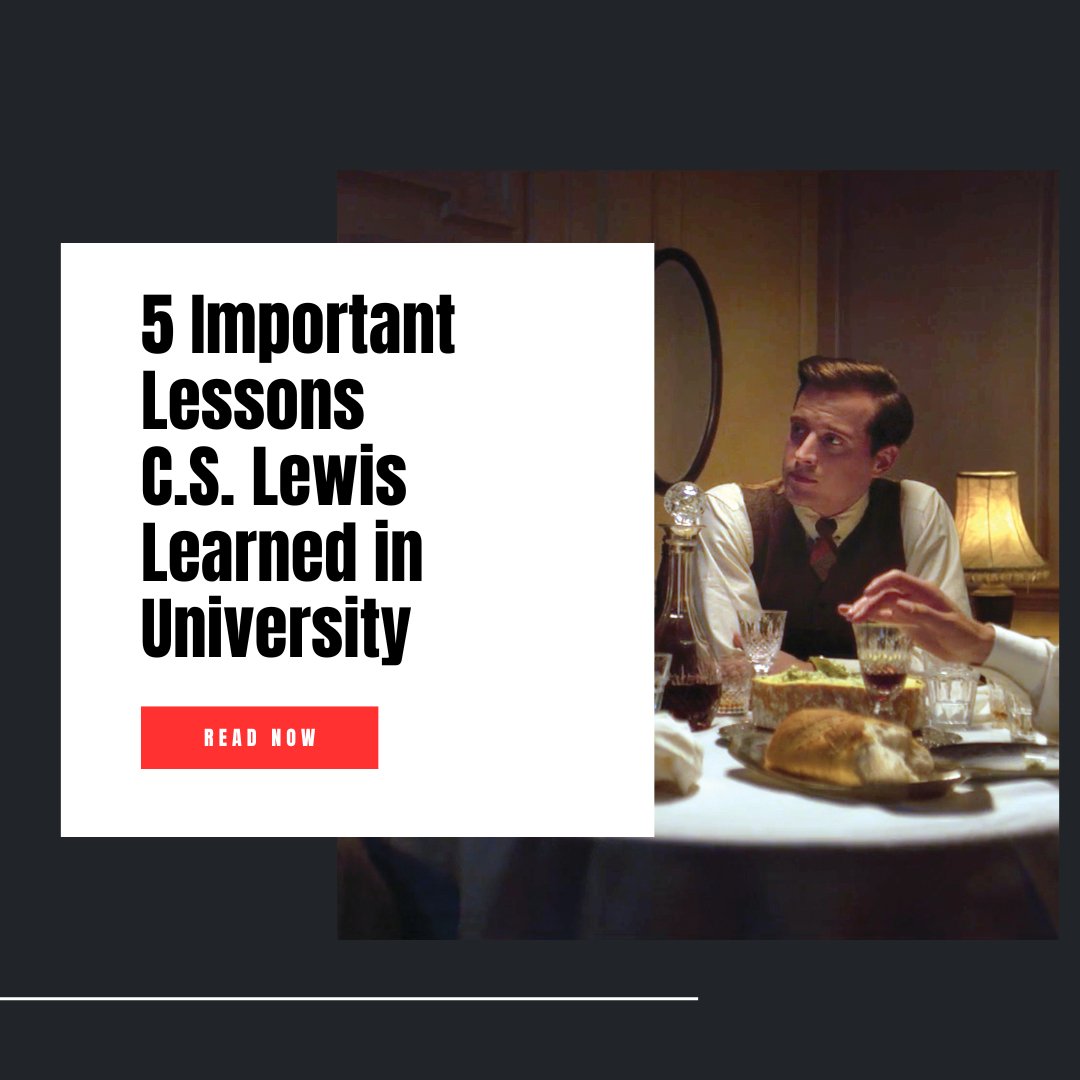 C.S. Lewis learned 5 important life lessons in university that shaped his journey and work. Read our latest article for insights—and share with friends who could use a little inspiration! bit.ly/40Hmzzz