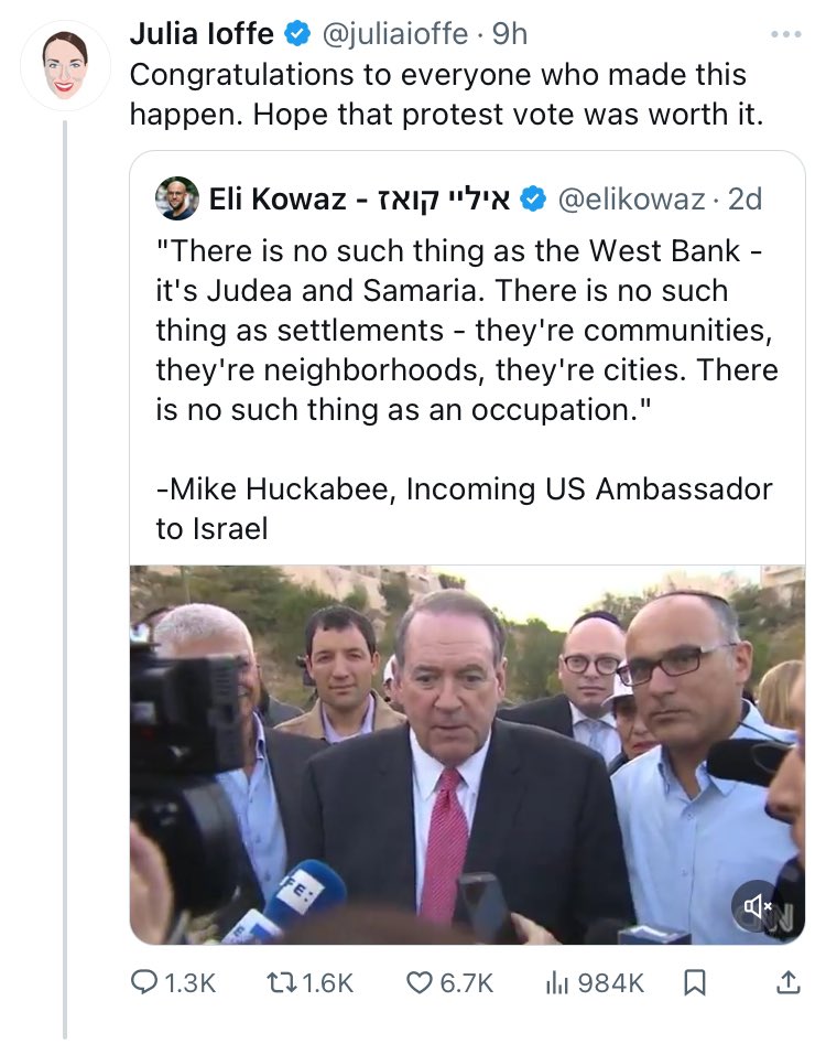 It’s immoral and stupid in a way that’s exemplary of the intellectual-ethical rot devouring American liberalism from the inside to blame the people protesting a genocide instead of the people carrying it out.