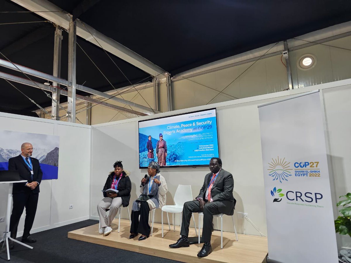 On #COP29 #Peaceday, rich discussions at Climate #Policy &amp; #Finance for Peace #CapacityBuilding Network: a  platform to build capacities of policymakers, while enhancing #nationalownership. #CCCPA appreciates strong partnership with #UNDP on this mutual priority.