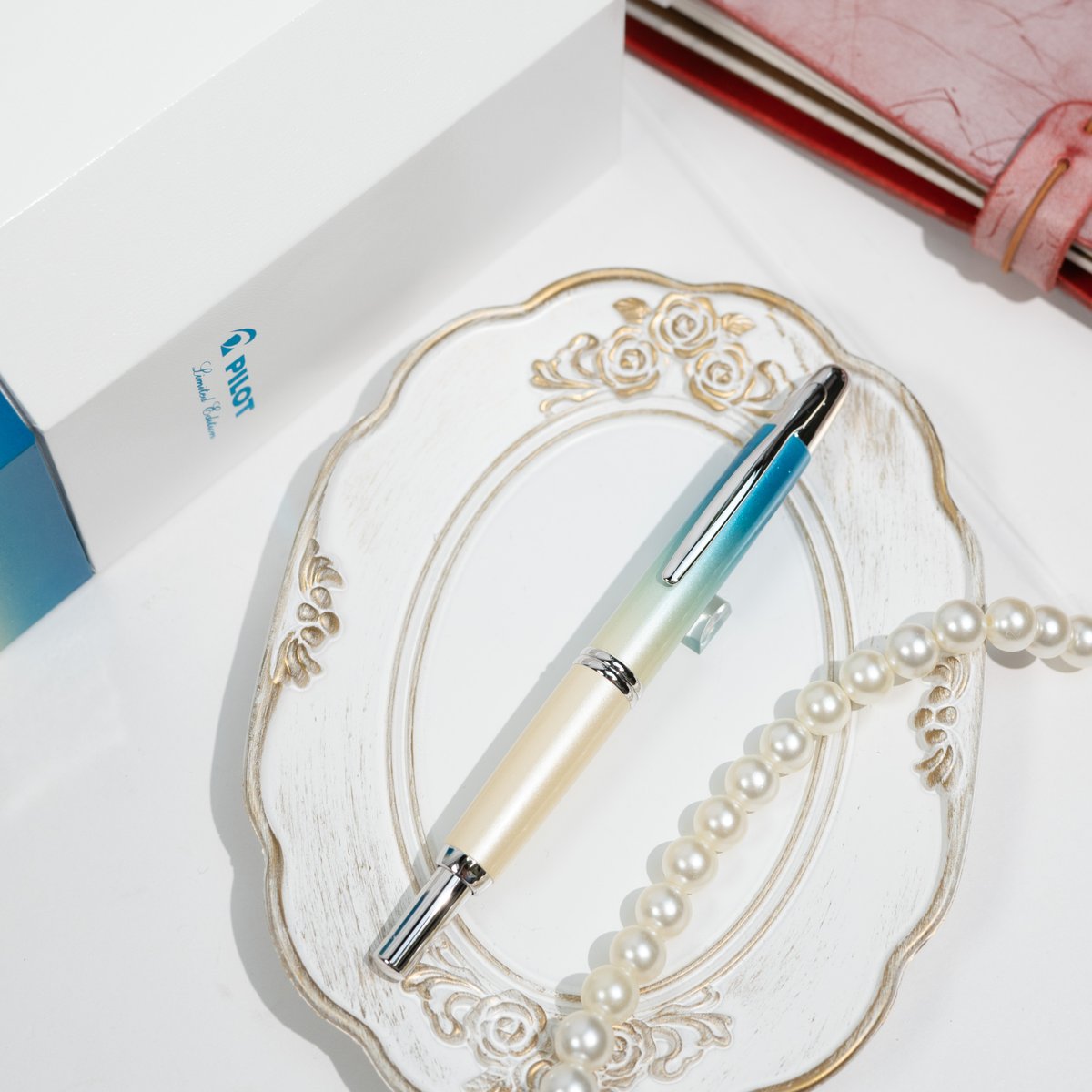 パイロット 万年筆 キャップレス シーショア 字幅F