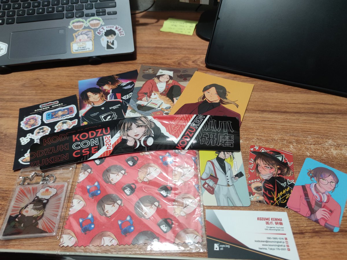 inanneworld's tweet photo. My @KodzuConCSE kit finally arrived 🥹💓 thank you so much mods for packing it safely and for accomodating my requests 🫶🏻 https://t.co/RQtAp31PdZ