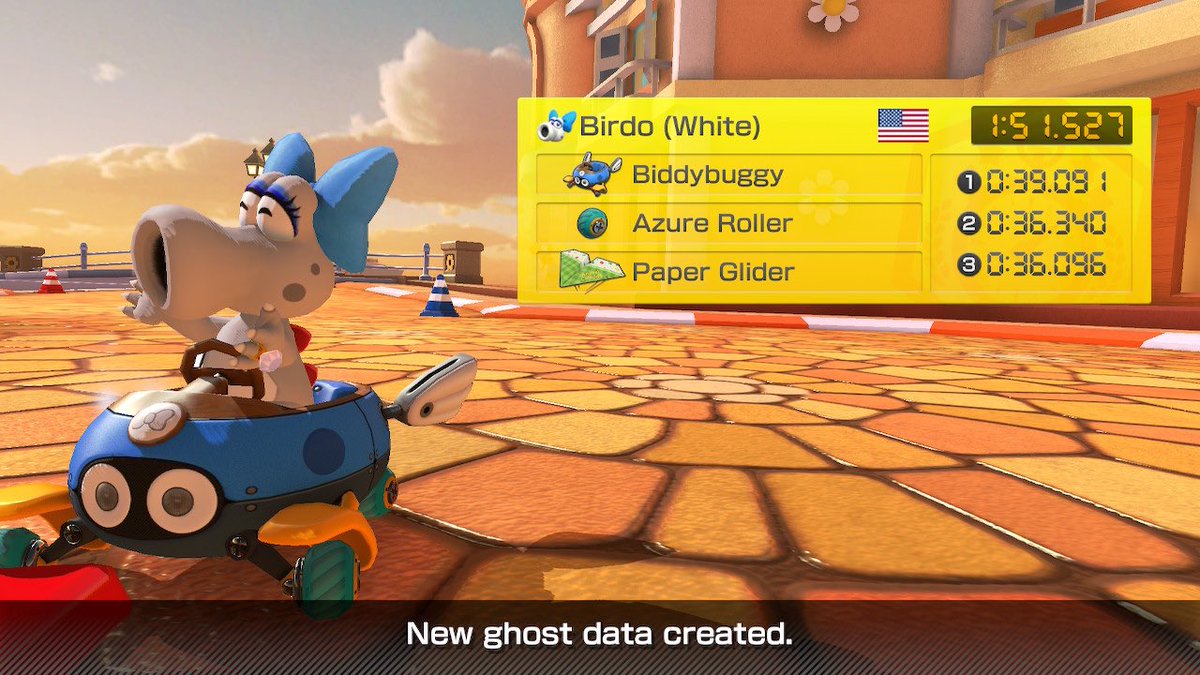 baddercookie's tweet image. nita wr on biddy/scooty! lap 2 is very bad