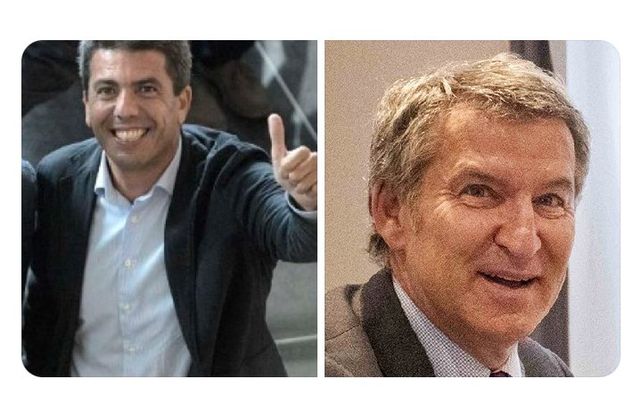 piedicasero's tweet photo. Una pregunta seria...Teniendo en cuenta de que @NunezFeijoo justifica que Mazón estuvieran de cubatas cuándo se ahogaban los valencianos... CUÁL DE ESTOS DOS ES MAS INUTIL??? https://t.co/HKuzxNZJZ9
