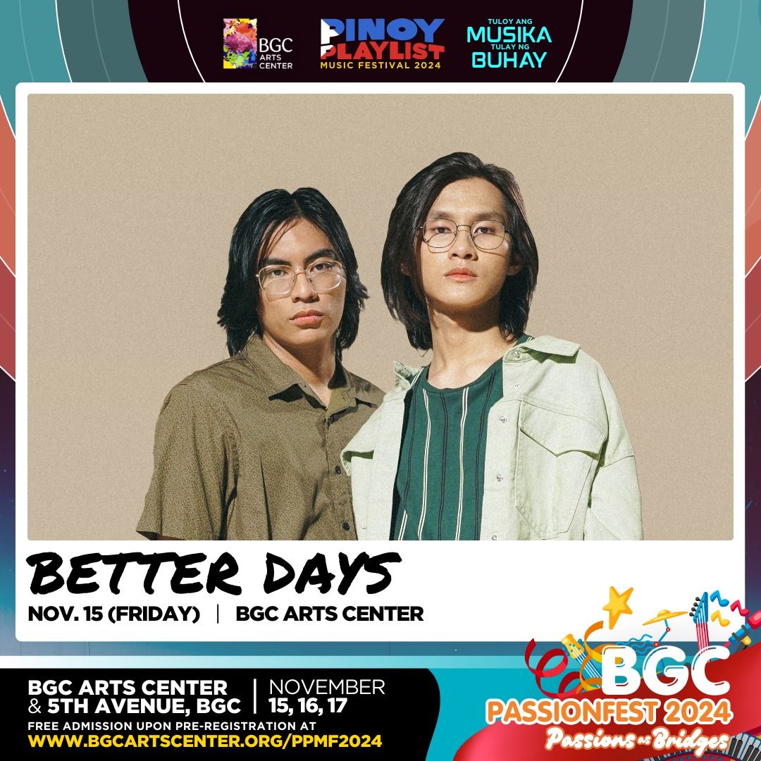 SOUPSTAR (@soupstarent) on Twitter photo First day ng PINOY PLAYLIST MUSIC FESTIVAL 2024 kasama ang <a href="/heyjunemusic/">HEY JUNE!</a>, <a href="/betterdaystour/">Better Days</a> at marami pang mga artists. Abangan sila mamaya sa Sun Life Amphitheater Stage. First day ng PINOY PLAYLIST MUSIC FESTIVAL 2024 kasama ang <a href="/heyjunemusic/">HEY JUNE!</a>, <a href="/betterdaystour/">Better Days</a> at marami pang mga artists. Abangan sila mamaya sa Sun Life Amphitheater Stage.