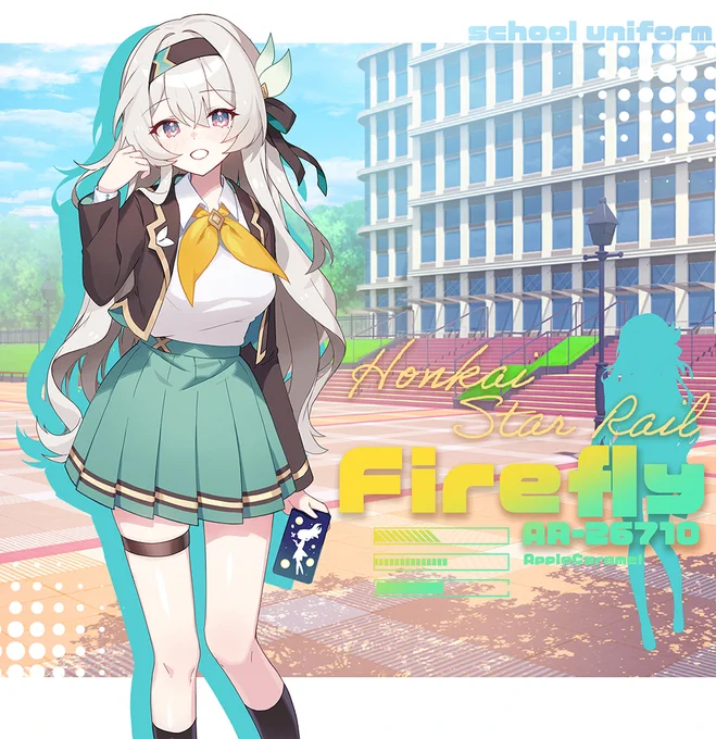school uniformFirefly#スターレイル #HonkaiStarRail #붕괴스타레일 