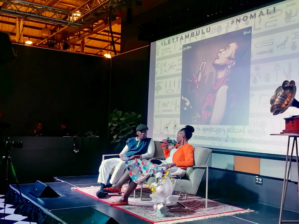 Mnisi__weMvula's tweet photo. Had the great pleasure of facilitating the release of Mama Letta Mbulu’s new project “Nomali” last night. Her music, spirit and grace is something to behold.
#LettaMbulu
@UMGSA
#Nomali https://t.co/fJCuw4Efx9