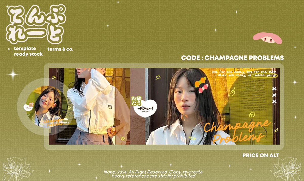 help rt yaa, terima kasih banyak! 🤍

Naka ada 6 template layout yang bisa ditake mulai sore ini jam 16.00 WIB melalui DM <a href="/tinyside/">NAKA ⋆ SLR 🐌</a> <3

Untuk detail penjemputan &amp; price bisa cek ALT masing2 pict yaa, terima kasih banyakkk! 🐈💭

#zonauang #ZonaBA