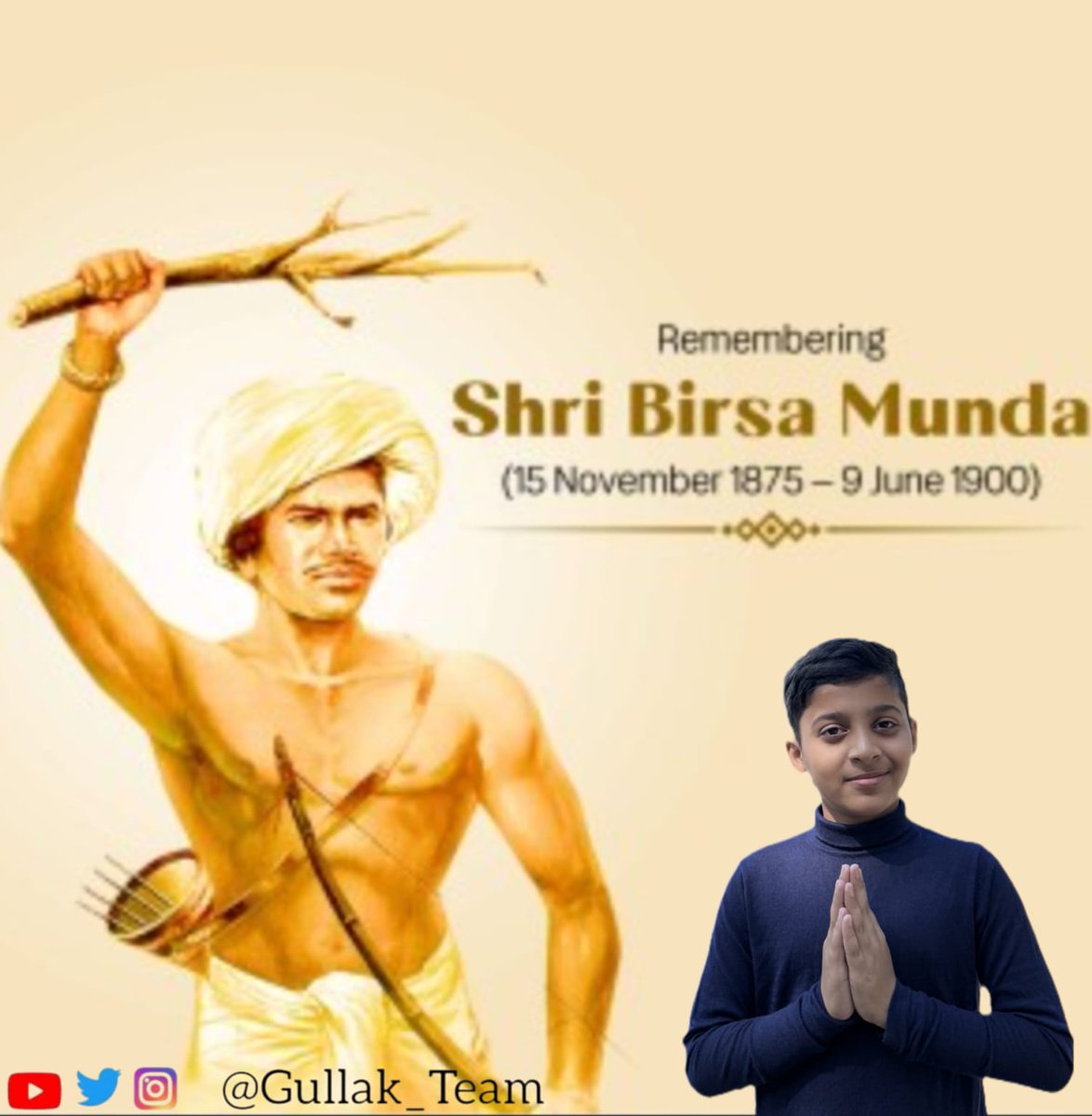 भगवान बिरसा मुंडा जी की जयंती पर शत-शत नमन