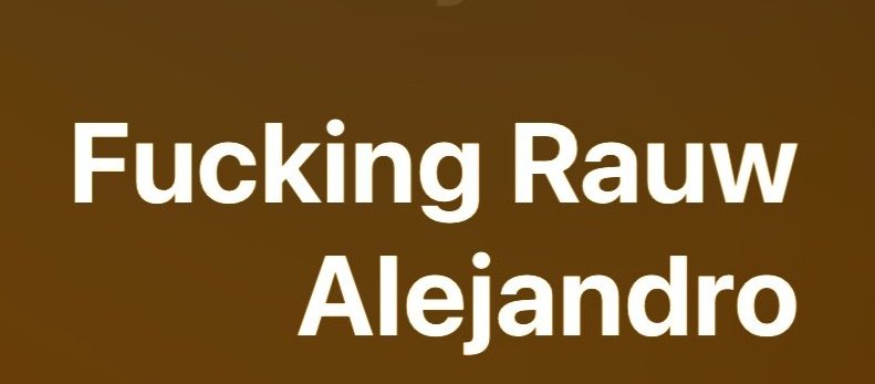 COSA NUESTRA summarized in 3 words