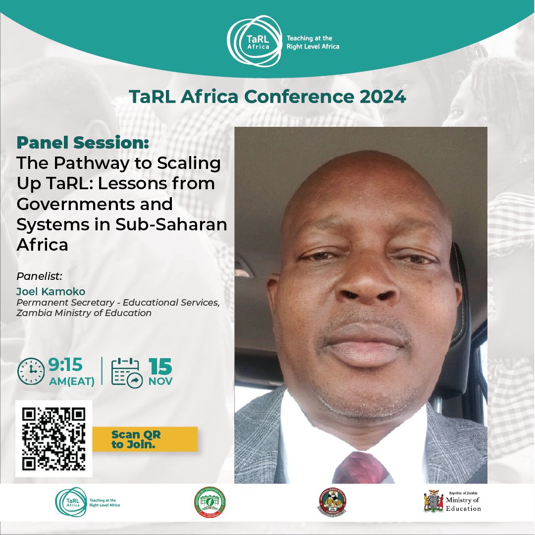 COMING SOON! Live Panel Session on “The Pathway to Scaling Up TaRL: Lessons from Governments and Systems in Sub-Saharan Africa.”  Swipe to see our speakers.
#TaRLAfricaConf2024   #AcceleratedLearning   #FoundationalLearning  #TaRLAfricaTurns5