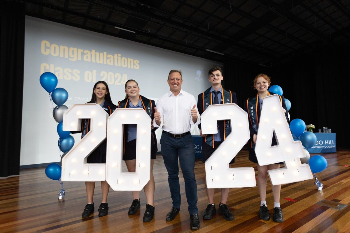 Congrats to the Class of 2024!

Loved spending my morning with the year 12’s at Mango Hill State Secondary College.

Now’s the time to celebrate your achievements. 

I wish you all every success in the future.