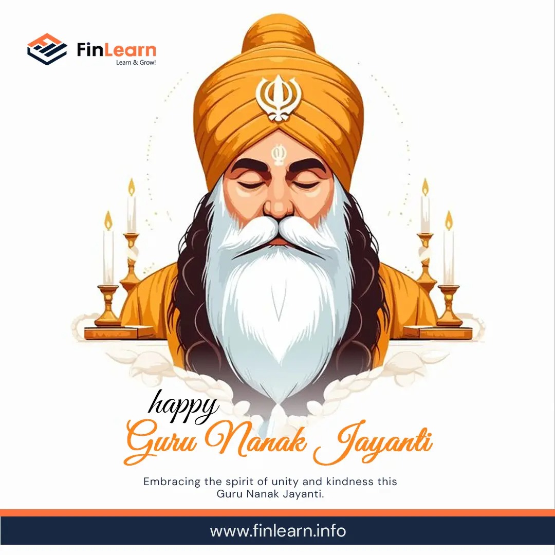 FinLearnAcademy's tweet photo. On this auspicious day, let’s embrace the wisdom of GuruNanakDevJi and spread love and compassion. 🌼✨

 #HappyGuruNanakJayanti #Unity #LoveForAll #Finlearn https://t.co/SzgK5wjCJs