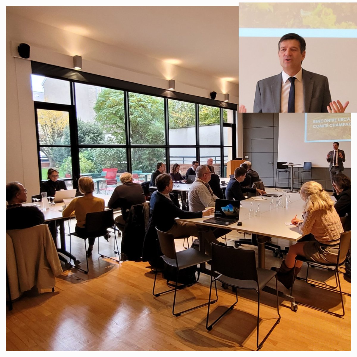 Christophe Clément (@clement_urca) on Twitter photo Rencontres entre le #comitéchampagne et l'<a href="/universitereims/">Université de Reims Champagne-Ardenne</a>. Une nouvelle dynamique pour un ancrage territorial renforcé de l'université et plus de synergie entre le monde viticole et le monde académique. Merci à C Gomaere et son équipe pour l'accueil et les échanges prometteurs. Rencontres entre le #comitéchampagne et l'<a href="/universitereims/">Université de Reims Champagne-Ardenne</a>. Une nouvelle dynamique pour un ancrage territorial renforcé de l'université et plus de synergie entre le monde viticole et le monde académique. Merci à C Gomaere et son équipe pour l'accueil et les échanges prometteurs.