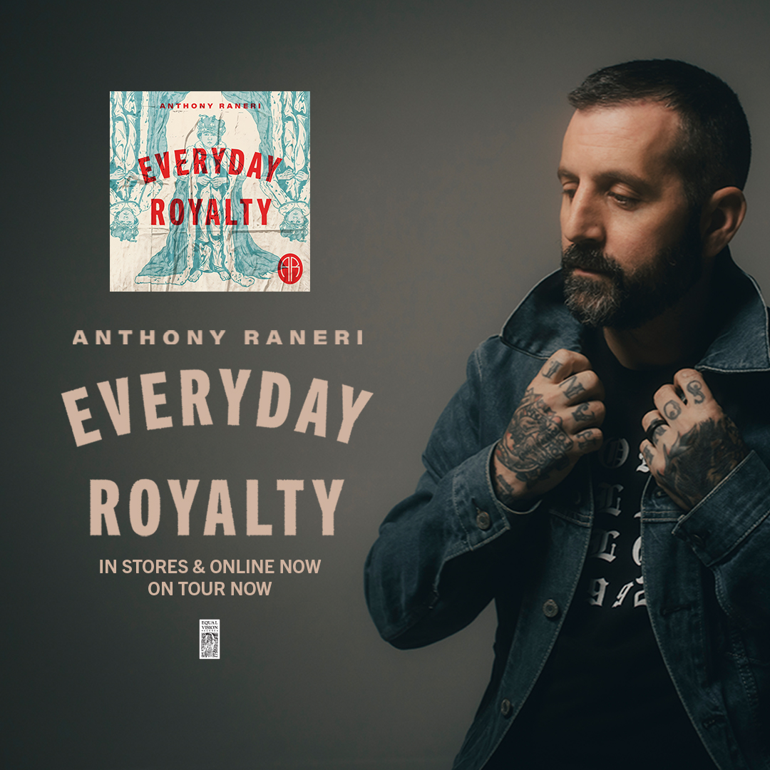 AnthonyRaneri's tweet image. My new solo record, Everyday Royalty, is out now! You can get it at anthonyraneri.com/everydayroyalty or listen anywhere you stream music. 

Come hear the new songs live on The Everyday Royalty Tour, too!