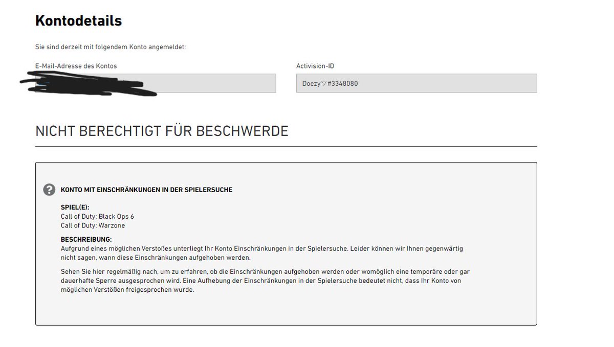 Thanks for ure good Anticheat <a href="/Activision/">Activision</a>
<a href="/Blizzard_Ent/">Blizzard Entertainment</a> <a href="/ATVI_AB/">Activision Blizzard</a> never had a Shadowban and now this u are the best