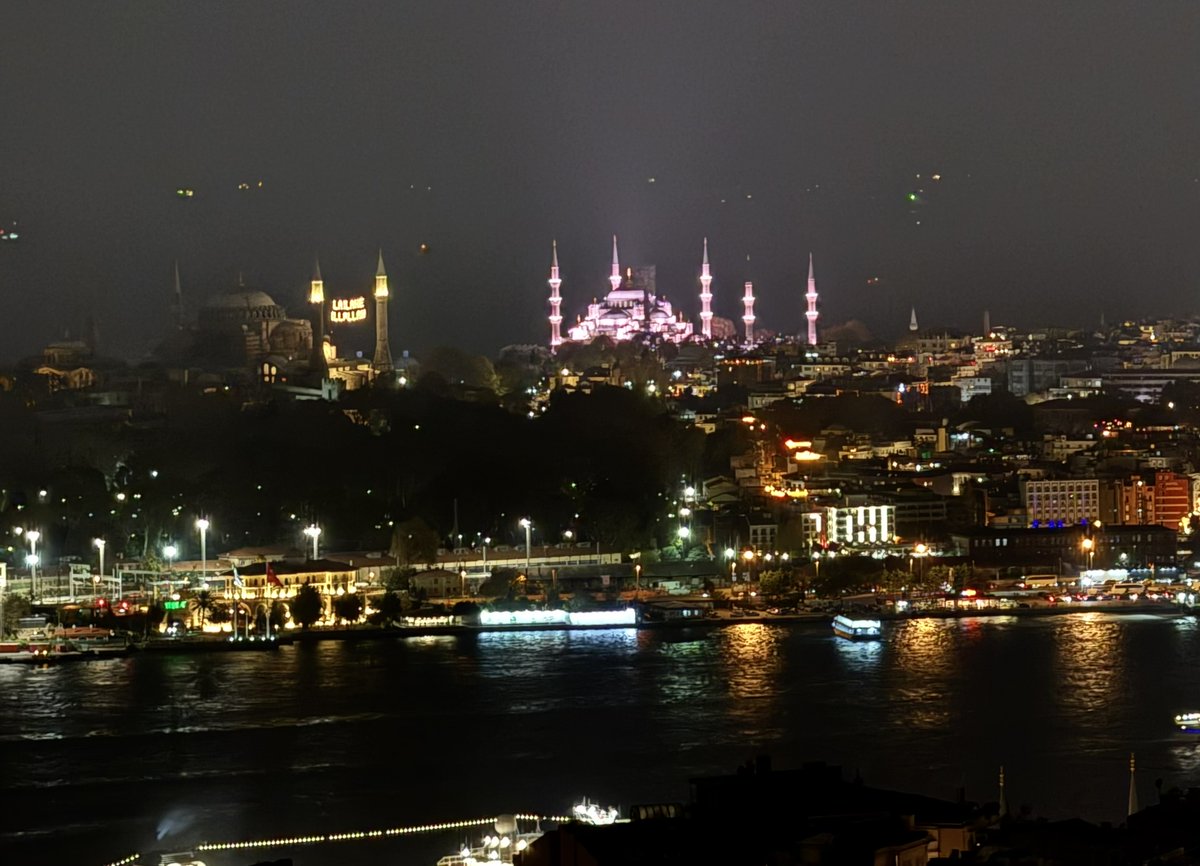 JimByersTravel's tweet photo. Excellent meal last night at Okra in Istanbul for our Society of American Travel Writers dine-around. Couldn't get good food shots, but the rooftop patio (it's at the Marmara Taksim hotel) offers amazing city views. @SATW @GoTurkiye #SATWIstanbul #GoTurkiye #GoIstanbul #travel https://t.co/JTCQrieRBC