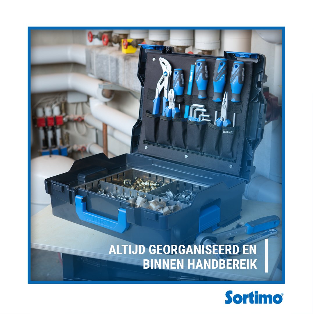 🧰 De L-BOXX van Sortimo: Voor de vakman die zijn materiaal en gereedschap makkelijk mee wil nemen! 
Of het nu gaat om gereedschap, kleine onderdelen of machines—met de L-BOXX houd je alles georganiseerd en binnen handbereik. 🙌