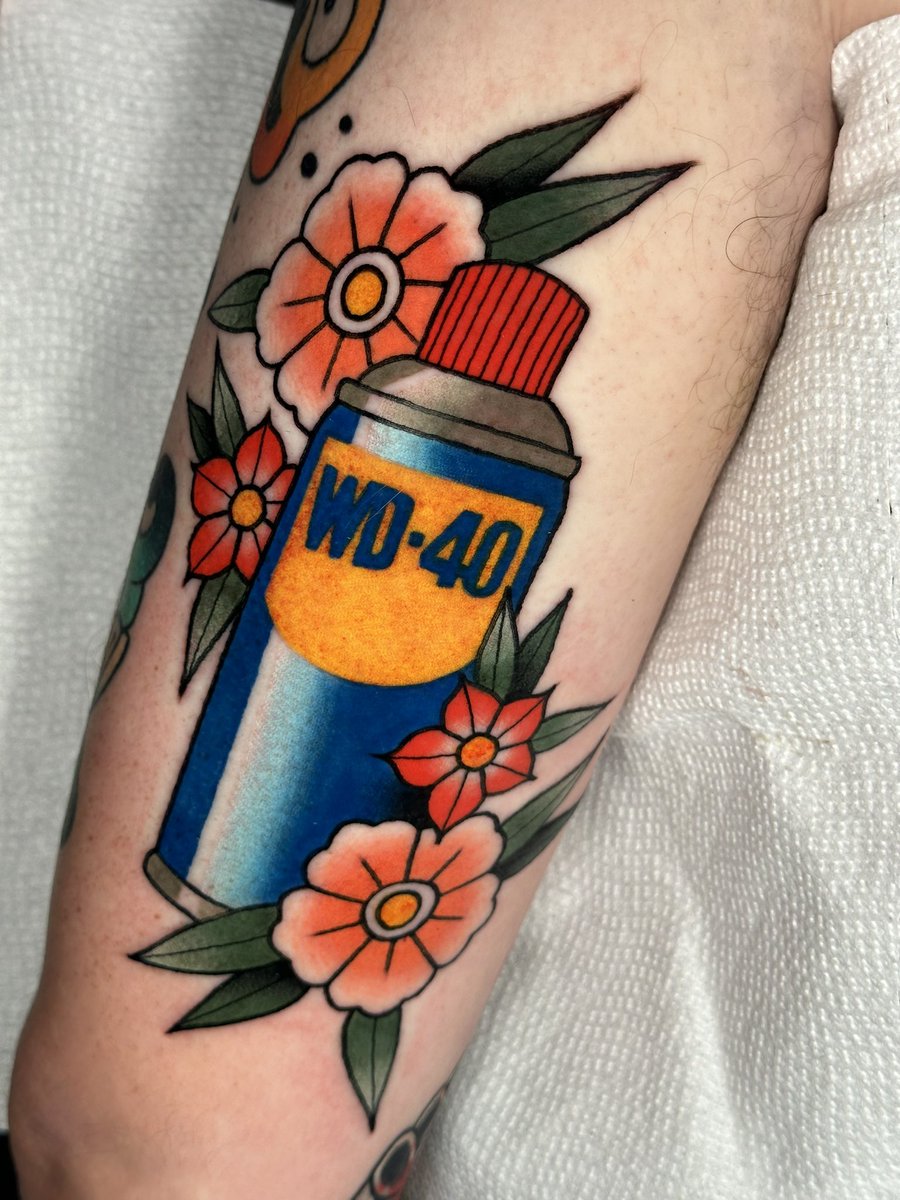 juggaletteQT's tweet image. WD-40 tattoo. Probably the coolest thing I’ll ever do.