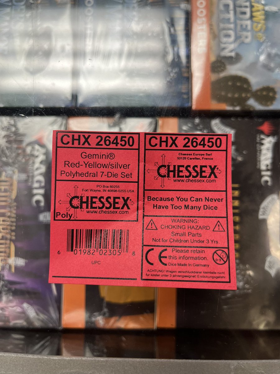 Apparently Chessex put out some Sunset Shimmer colored dice!!  Such chromatic sweetness!