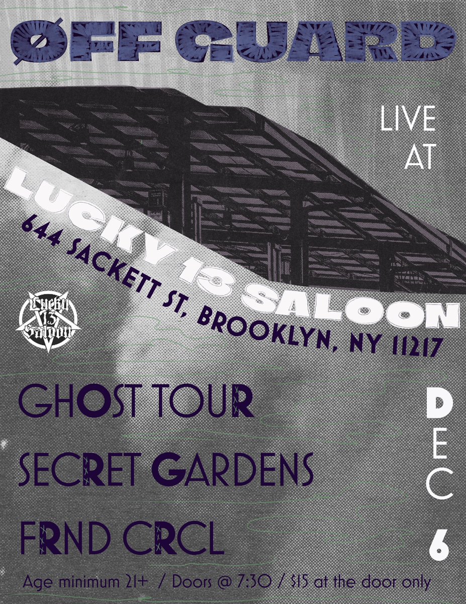 Next month, we will be releasing our new EP, *Complex Machines*. To celebrate, we will be playing the whole record front to back for two special nights! Come see us:

12/6 at Lucky 13 Saloon in Brooklyn, NY
12/8 <a href="/amh_live198/">AMH</a>