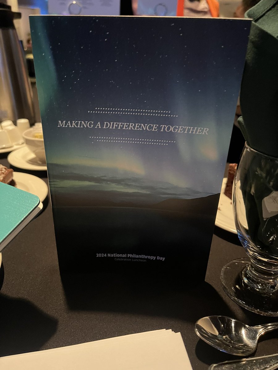 What a great day celebrating Saskatoon’s philanthropists at National Philanthropy Day! Congrats to all the award recipients &amp; thank you for all you do! <a href="/CTVJeremy/">Jeremy Dodge</a> &amp; I were honoured to emcee today ⭐️
