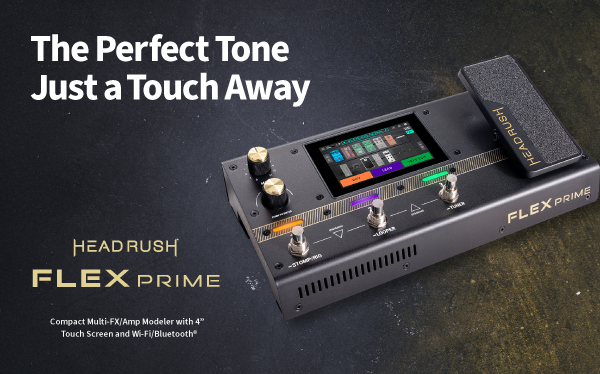 HEADRUSH_JP's tweet photo. 【新製品発売】Flex Prime
ギタリスト＆ベーシスト必見のマルチFXプロセッサー。4インチタッチディスプレイ＆Wi-Fiでプリセット共有やリモート編集が簡単🎶 600以上のエフェクト＆アンプエミュレーション搭載のマルチFXプロセッサー！

👉 詳細: https://t.co/qok5KaQ5Pz https://t.co/kc8nuclVyD