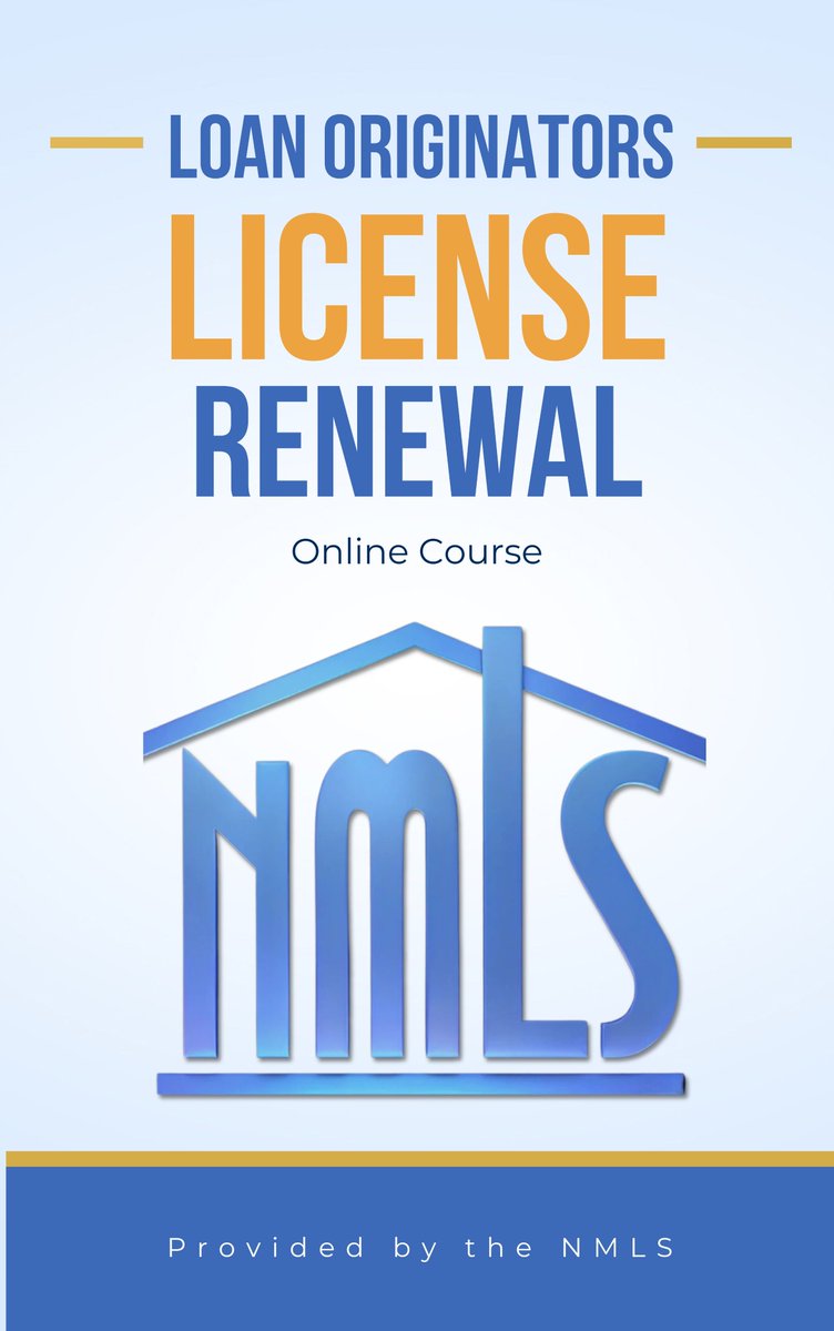 NMLS License Renewal is Open!!  Sign up for a free online course, provided by the NMLS, walking you through the Individual Renewal Process

catalystmortgagesolutions.com/license-renewal