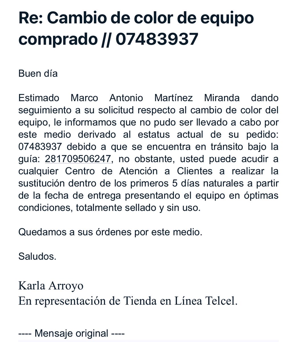 marko_creativo's tweet photo. Así se comprometieron conmigo y se hizo más difícil de lo que creí. En plaza cuernavaca no le dieron la gestión rápida https://t.co/9blEJRabLX