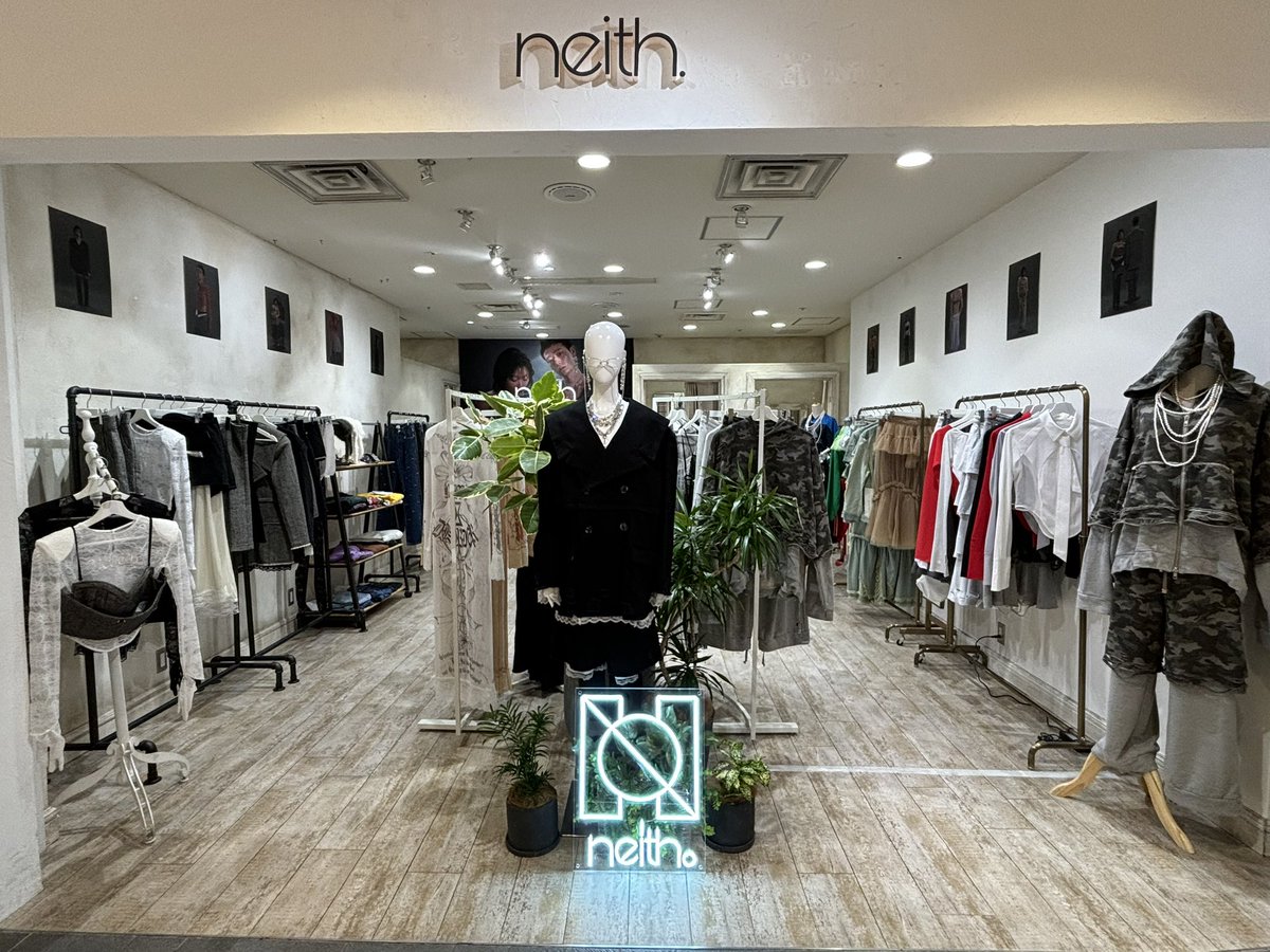 EST_umeda's tweet image. 【POP UP】

 neith.（ネイス）
11/20（水）までW24区画にて
期間限定OPEN🚩

neith.セレクトの古着や
お客様の私物にお好みの
シルクスクリーンプリントを
カスタムオーダーしていただけます！

スペシャルゲスト
ゆかり/りらさんの来店も決定！

#ネイス　#neith. #シルクスクリーン