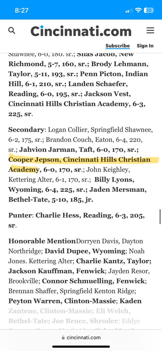 Proud to be named Defensive Second Team All-District!

 <a href="/CoachRenfroe/">Coach Calvin Renfroe</a> <a href="/Coach_APeterson/">Andy Peterson</a>