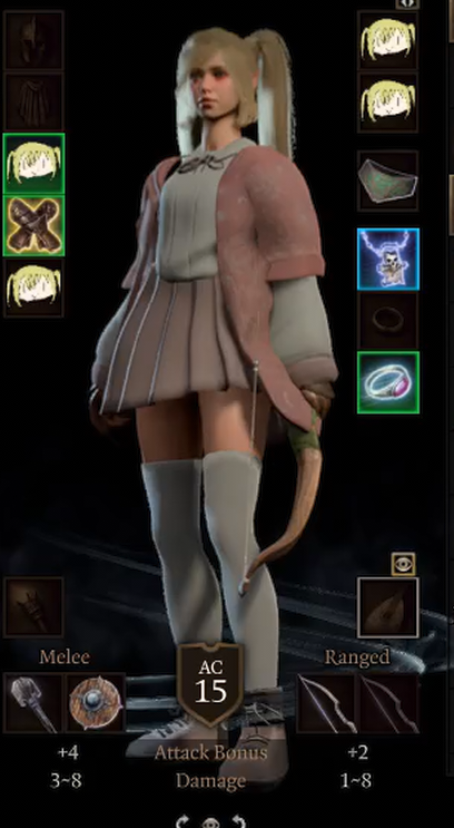 minatcchi's tweet photo. i recently made this cute outfit for baldurs gate wow https://t.co/ZMRAAgoShi