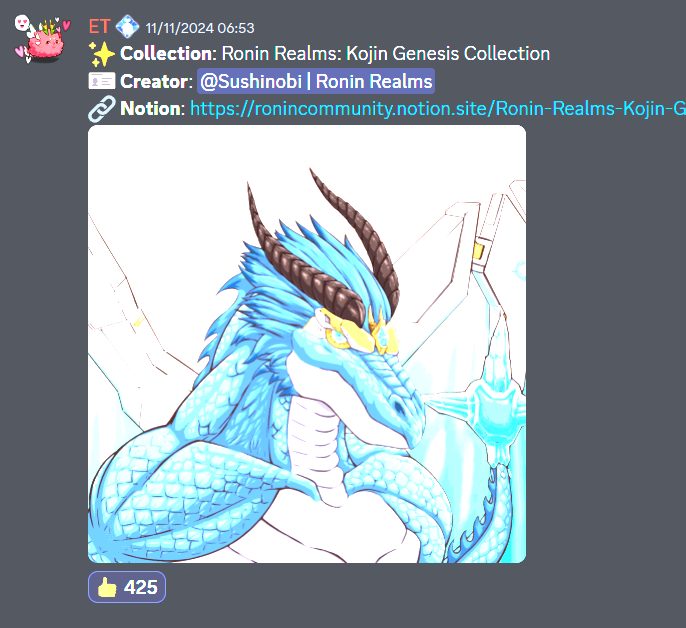 My three favorite community collections <a href="/Ronin_Network/">Ronin</a> are:

- <a href="/TheRoninRadio/">RoninRadio</a> + <a href="/GilaCees/">Gila ✨</a> (support RR and benefit from utility in the future around RR)
- <a href="/MarkofTheZeal/">MoTZ</a> + <a href="/kyroh/">Kyroh</a> founders coin
- @RoninRealms + <a href="/Berlin_AoG/">Berlin.ron</a> and <a href="/Sushinobi_nft/">Sushinobi.ron 🦇🔊</a> : one of the upcoming projects im most