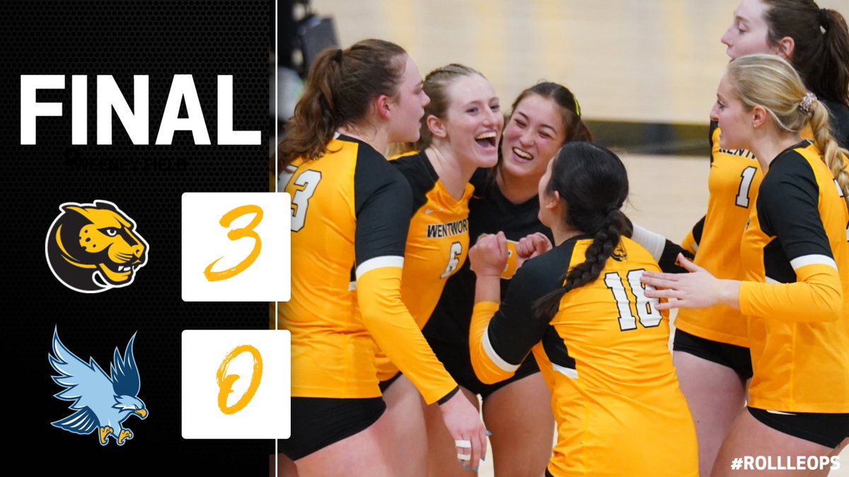 witathletics's tweet photo. Women's Volleyball Advances to CNE Championship with Sweep of Roger Williams 

Recap➡️https://t.co/qeWNOWtaP5 https://t.co/tHa5XcdpRd